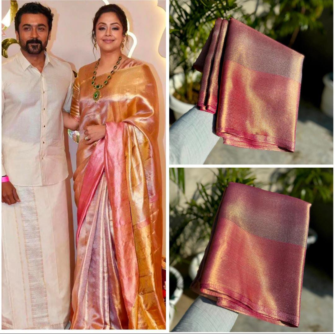 Actress Jyothika inspired saree
