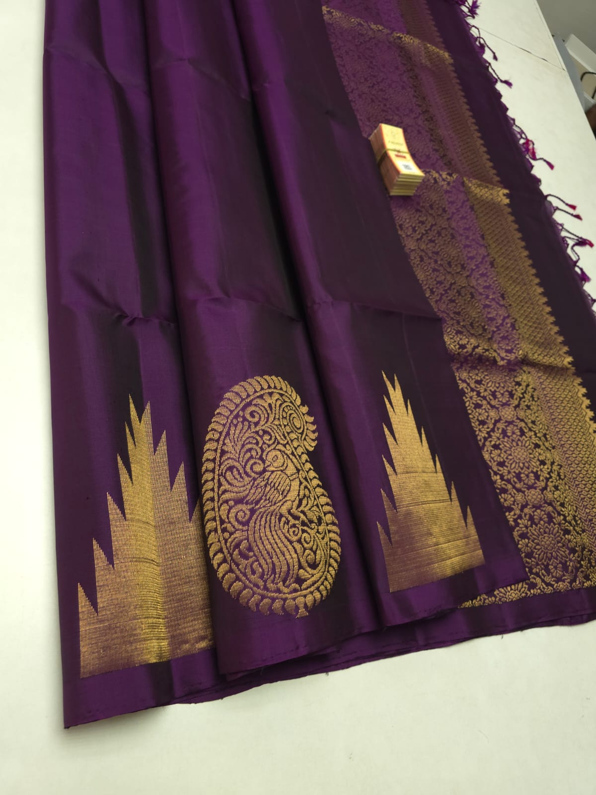 Pure handloom soft silk saree - 240 hooks trending - Image 7
