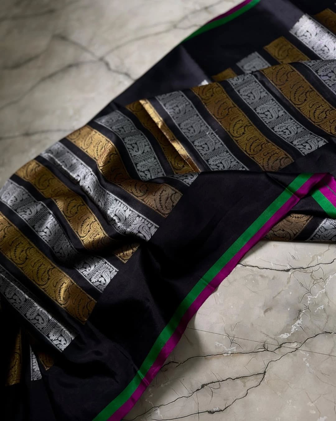 Nita Ambani inspired elegance Black NAB002 - Image 5