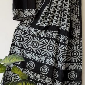 Mul Saree - Hand Block Printed Pure Cotton | Natural Dye MUL113