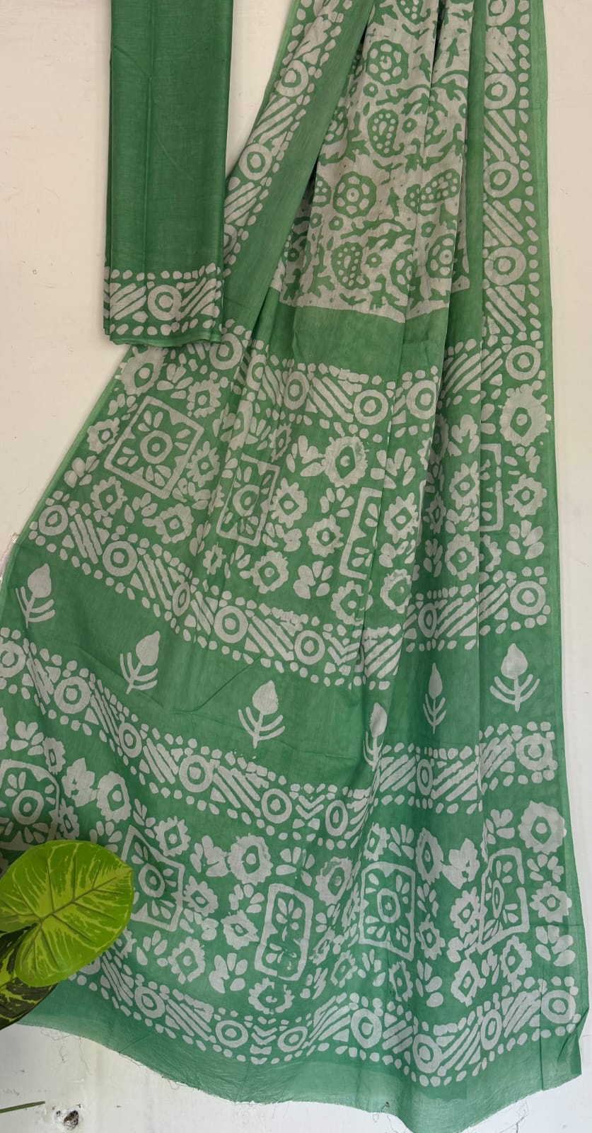 Mul Saree - Hand Block Printed Pure Cotton | Natural Dye MUL107