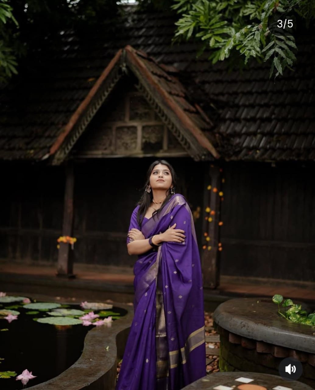 Nayanthara-Inspired Banarasi Soft Katan Tapeta Saree