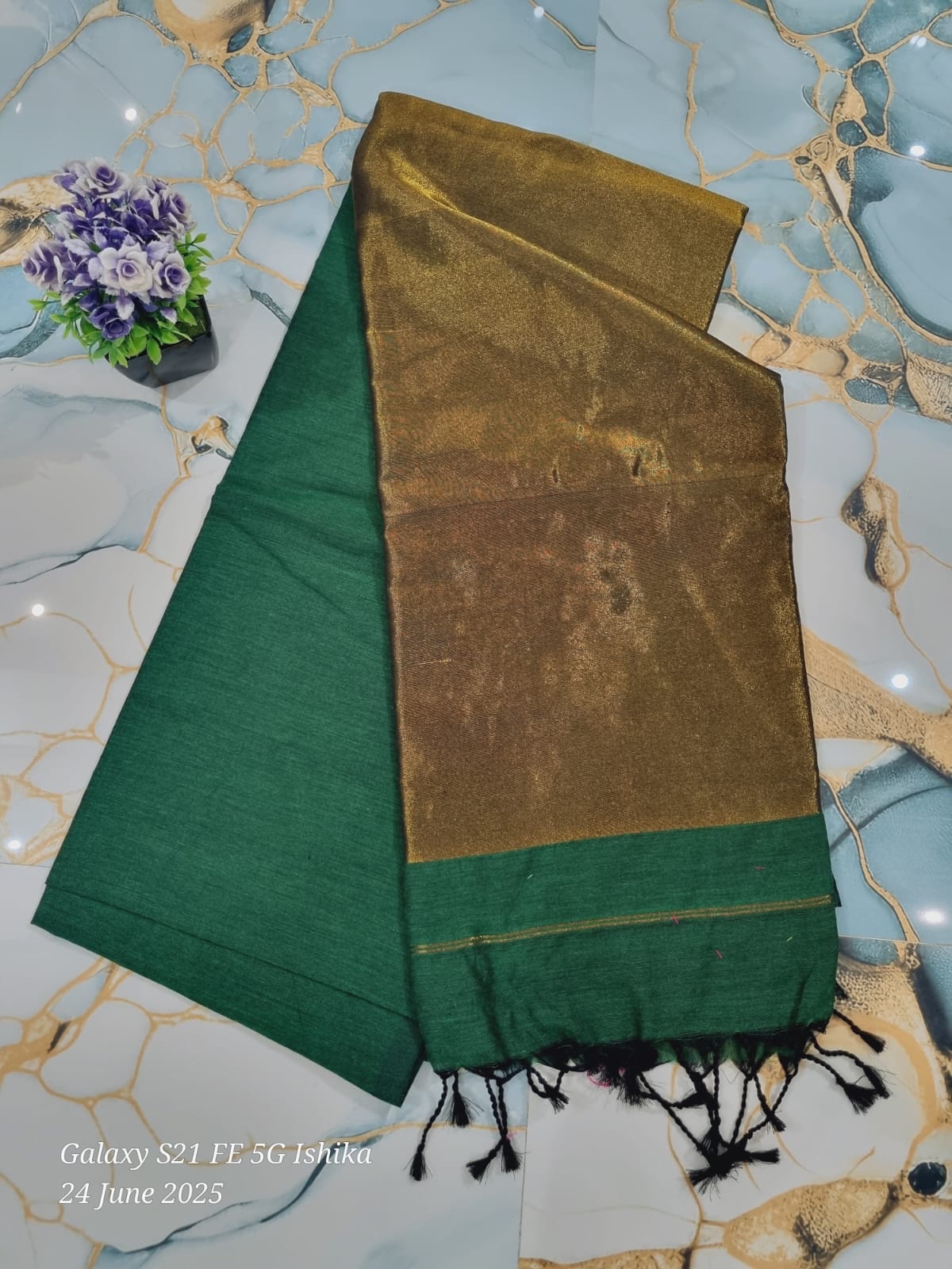 Nayanthara Inspired Handloom Mul Cotton Sarees - without running blouse