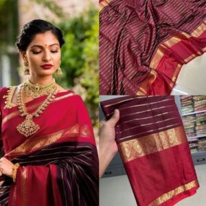 Red Vintage Saree – Timeless Grace in Every Drape
