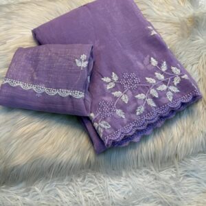 Vibrant Dual-Tone Georgette Saree